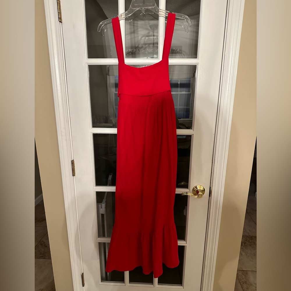 Red lose fitting dress. Never worn